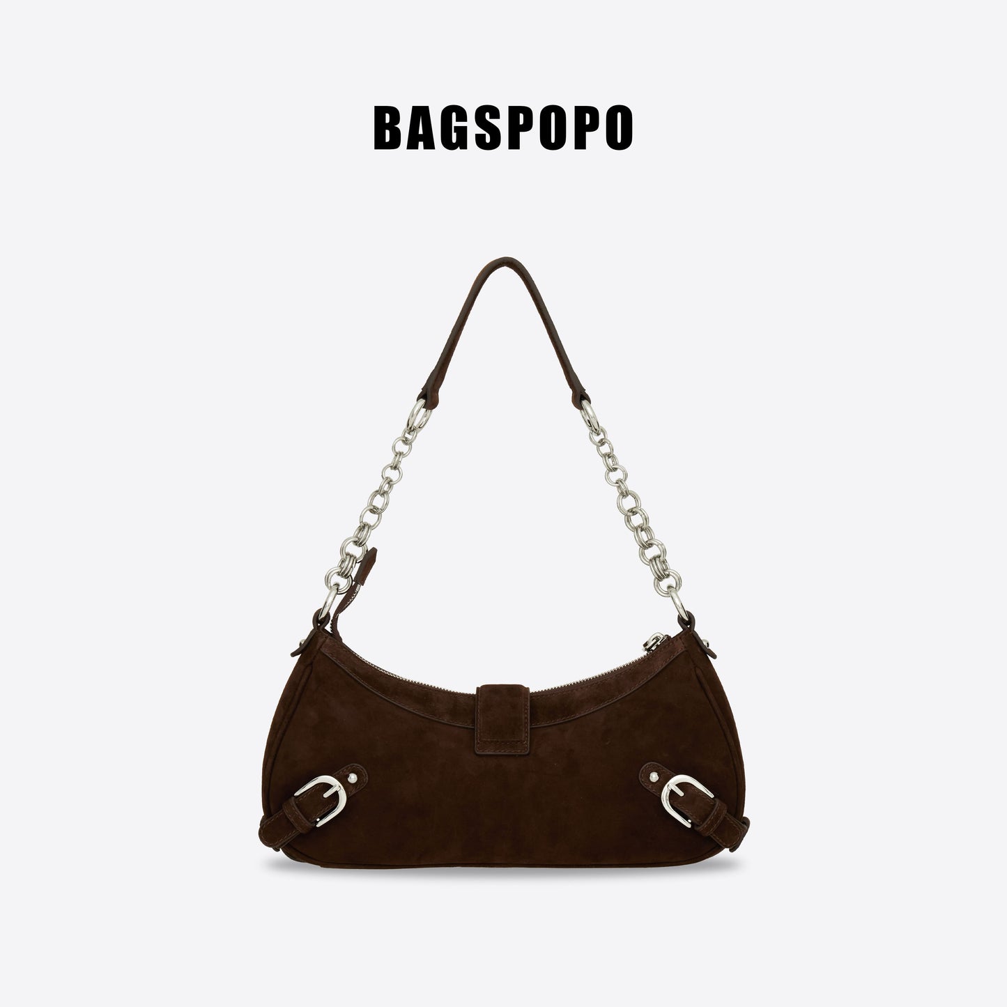 Wonton Bag-Suede Sheepskin Shoulder Bag