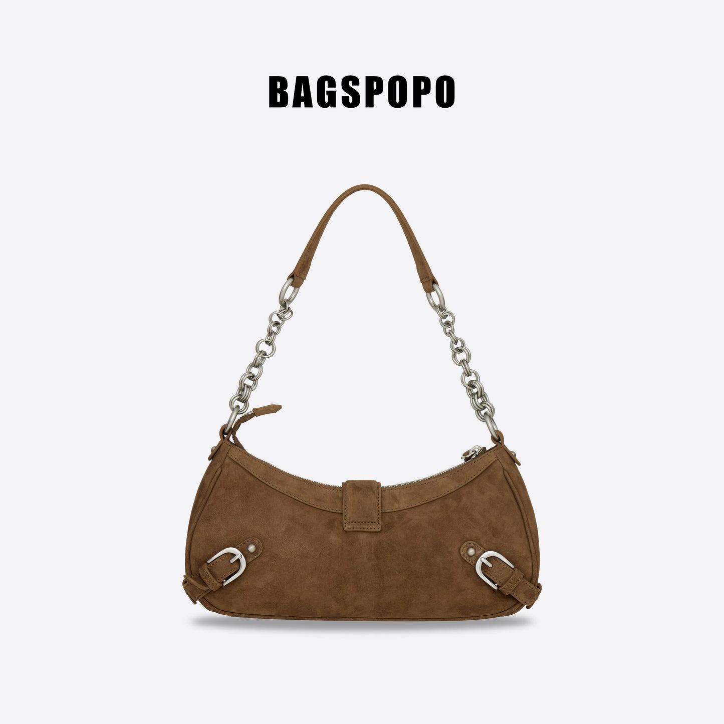 Wonton Bag-Suede Sheepskin Shoulder Bag